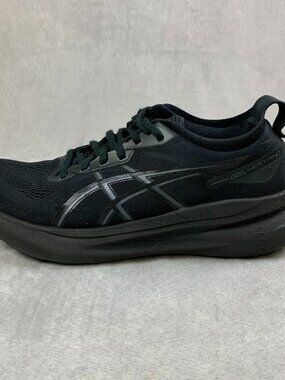 Asics Mens Shoes Size 9.5 Triple Black Gel-Kayano 31 Athletic Running 1011B867